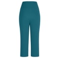 thumbnail image 7 of Lzobxe Womens Capri Pants Casual Loose Summer Wide Leg with Drawstring,Size S-2XL, 7 of 7