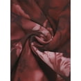 thumbnail image 5 of DARING DIVA Floral Maxi Spaghetti Strap Bodycon Dress S Burgundy, 5 of 6