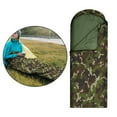 thumbnail image 6 of Axioma Portable Single Envelope Sleeping Bag with Zip Compact Warm Polyester Comfortable Green for Camping Hiking Winter Adult Indoor Backpacking, 6 of 7