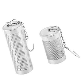 Tea Infuser For Loose Leaf Tea Kraoden Tea Strainers For Loose Tea, Extra Fine Mesh Tea Infuser Stainless Steel Updated Slim Threaded Lid Leaf Steeper Black Rooibos Strainer With