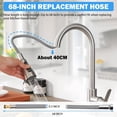 thumbnail image 3 of Fixdono Pull Down Hose Kit for Moen Faucets, 68", Replacement Part, 3 of 9