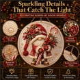 thumbnail image 4 of Christmas Gnome Diamond Art Ornament Kit | Luxury Flocked Canvas with Scratch-Resistant Non-Fading Pearl Beads DIY Handmade Holiday Hanging Decor, 4 of 9