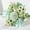 Green, variant on YiBai Blue Artificial Flowers for Outdoors Beautiful Artificial Silk Fake Flowers Wedding Valentines Bouquet Bridal Decor #.977