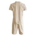 thumbnail image 4 of Conjunto De 2 Piezas Para Hombre, Playera, Camiseta, Conjunto Deportivo Informal, Pantalones Cortos De Manga Corta De Talla Grande, 4 of 6