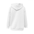 thumbnail image 4 of Babcutegg Jackets for Girls Long Sleeve Feather Weight Hoodies Kids Fall and Winter Clothes White, 4 of 5