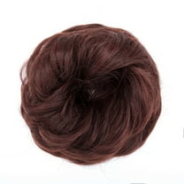 LELINTA Messy Bun Hair Piece, Tousled Updo Hair Extensions Chignon Hair Bun Curly Wavy Ponytail Hairpieces Hair Scrunchies with Elastic Rubber Band for Women Girls,30G