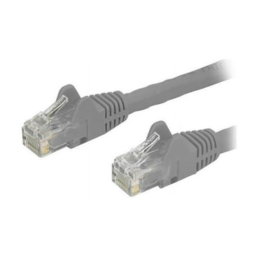 StarTech N6PATCH9GR Cat6 Patch Cable – 9 Feet – Gray Ethernet Cable – Snagless RJ45 Cable – Ethernet Cord – Cat 6 Cable – 9Feet