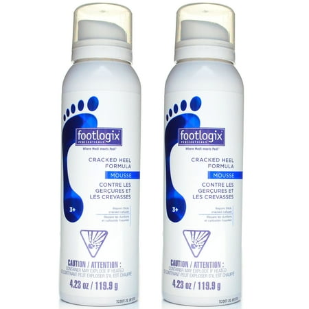 Footlogix Cracked Heel Formula 4.2 oz - Pack of 2 (Best Way To Get Rid Of Cracked Heels)