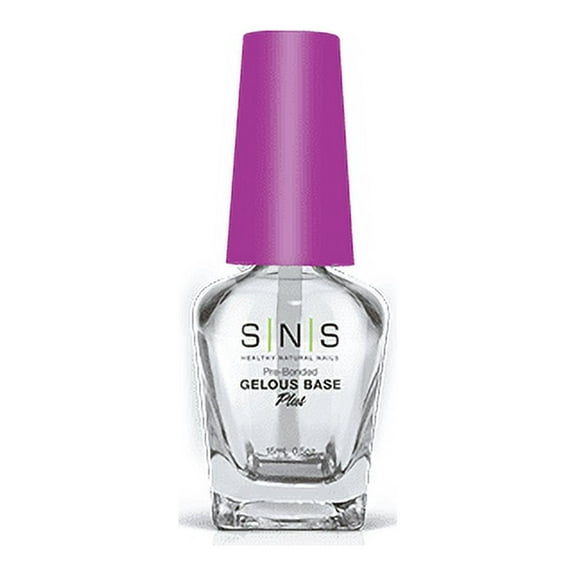 SNS Pre-Bonded Gelous Base Nail Polish (for SNS Gelous Color Nail Dip Powders), 0.5 Fl Oz