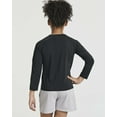 thumbnail image 4 of Real Essentials 4 Pack: Girls Long Sleeve Rash Guard Shirt - Swimwear UPF Sun Protection Swim Top (Ages 4-16), 4 of 6