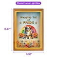 thumbnail image 5 of Wagging Tail Miniature American Shepherd Celebrates Rainbow Pride LGBT LGBTQ+ Acrylic Plaque with Wood Photo Frame Box MAS Dog Lover Gifts Light Box - 01003, 5 of 5