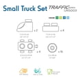 thumbnail image 2 of UNiPLAY Truck and Trailer Set, Building Block Truck for Cognitive Development, Motor Skills, Sensory Learning, Educational Toy for 3 Years Old and Up (28-Piece Set), 2 of 5