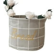 thumbnail image 4 of Cesta de almacenamiento de maquillaje plegable, resistente al agua y de tela bonita, 4 of 8