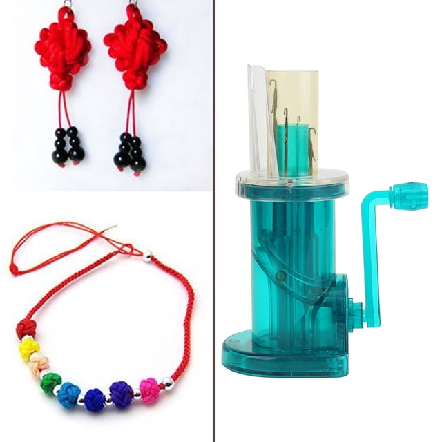 Máquina de tejer DIY, herramienta de tejer manual para hacer tú mismo, herramienta para tejer pulseras, consigue más
