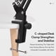 thumbnail image 4 of Dimmable Ring Light Desktop Fill Light Holder Tripod Arm Camera Mount for Live Streaming, 4 of 5