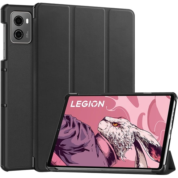 elitegadget Case for Lenovo Legion Y700 Gen 2, 8.8" Inch Tablet (TB-320FC) 2023 Released - Trifold Lightweight Stand Auto Wake/Sleep Folio Cover Case 1 Random Color Stylus (Black)