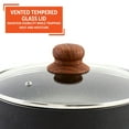 Imusa 4.4 Quart Black Caldero (Dutch Oven) with Glass Lid