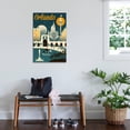 thumbnail image 3 of Art.com Orlando, Florida - Retro Skyline Stretched Canvas Print Wall Art by Lantern Press, 24" x 36", 3 of 4