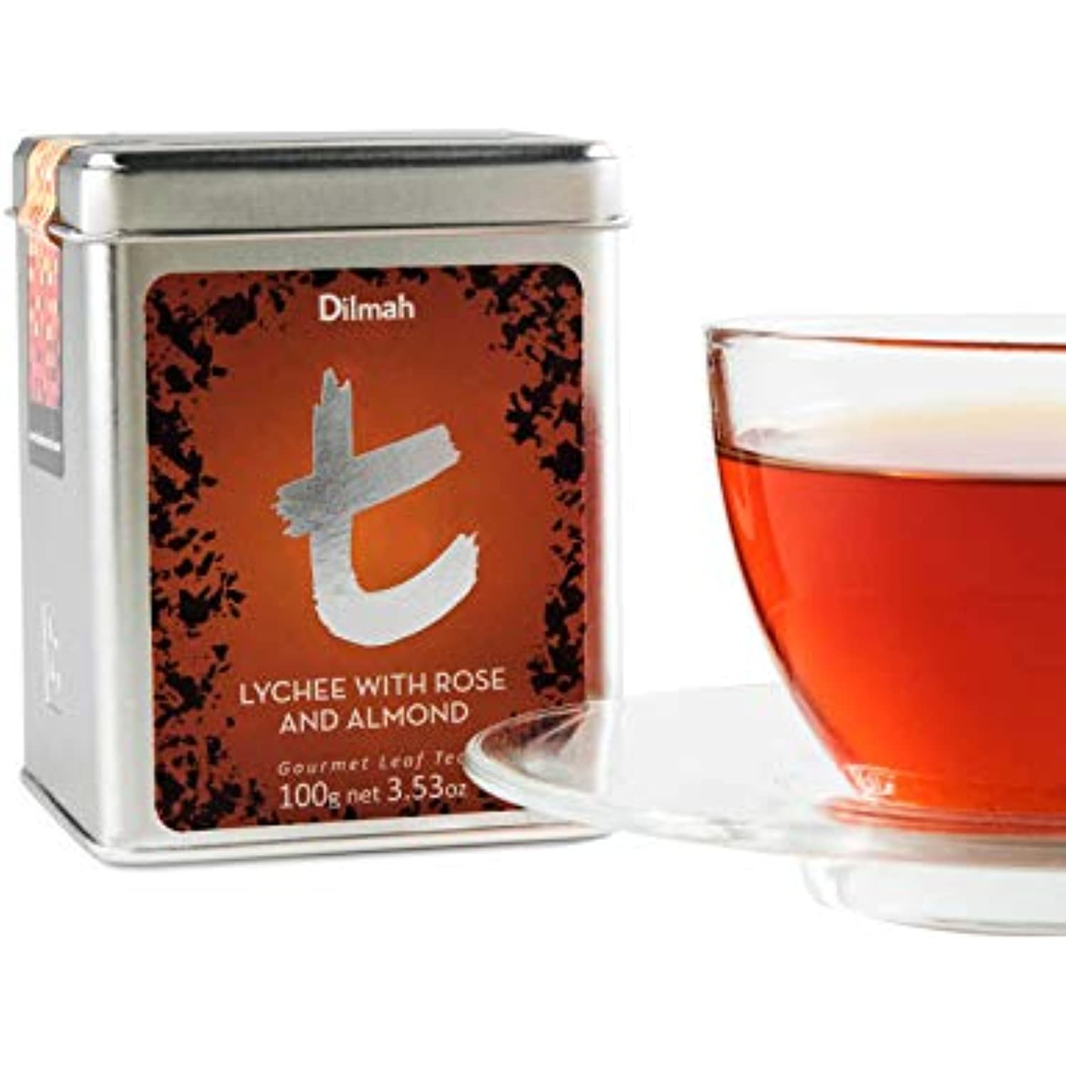 Dilmah Lychee With Rose And Almond Loose Tea 100G (3.53 Oz) Pure