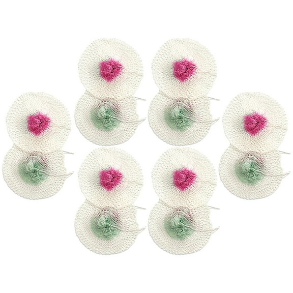 Tineasur Lantern Replacement Mantles Assorted Color Rayon 12Pcs for Gas Lantern