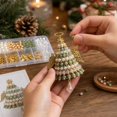 thumbnail image 6 of Fountwell DIY Beaded Christmas Tree Kit 3D Crystal Tree Craft Set for Adults Holiday Gift, 6 of 7