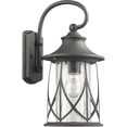 thumbnail image 2 of RADIANCE Goods Transitional 1 Light Black Outdoor Wall Sconce 15" Height, 2 of 2