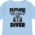 thumbnail image 4 of Inktastic Future Scuba Diver Boys or Girls Long Sleeve Toddler T-Shirt, 4 of 5
