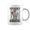 Black, variant on Halloween Spooky Bride Bridesmaid Skeleton Bachelorette Coffee Mugs