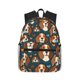 thumbnail image 1 of Fotbe Cute Puppy Mochila Ligera Casual para Laptop para Hombres y Mujeres, Mochila Impermeable de Uso Diario, Mochila para Universidad, 1 of 6
