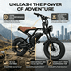 thumbnail image 2 of 6MSKS Electric Bike Bicicletas Eléctricas Ebike 1000W High Speed Brushless Motor 48V Battery 16+ Mountain Bike 16 inch Wide Tire 50km Travel UL2849, 2 of 6