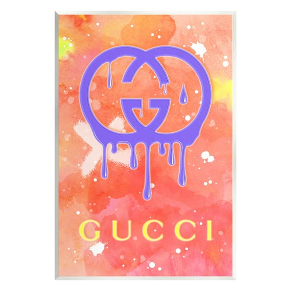 Stupell Industries Glam Modern Paint Drip Typography Painting Unframed Art Print Wall Art, 10 x 15