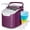 Purple, variant on KNDKO Purple Portable Ice Maker for Countertops, 26 lb/Day Bullet Ice, 8 Cubes in 6 Minutes, 2 Sizes, Self-Cleaning with Carry Handle and Scoop