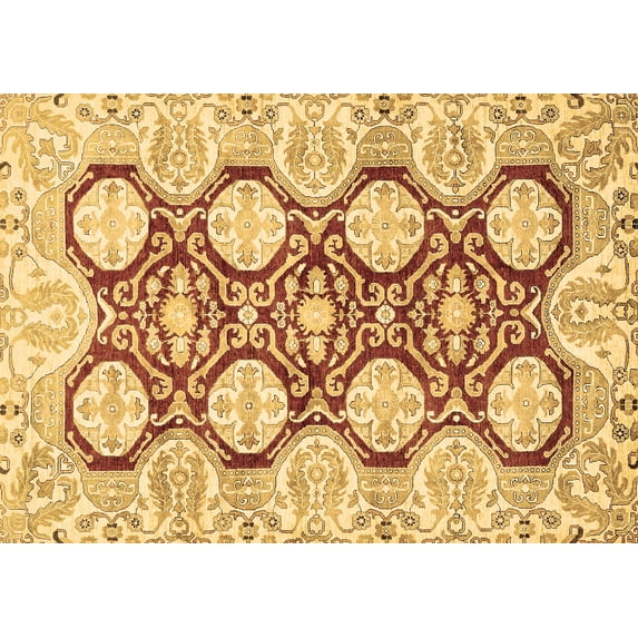 Ahgly Company Indoor Rectangle Oriental Brown Traditional Area Rugs, 2' x 4'