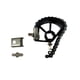 thumbnail image 4 of Batería de un solo pedal y doble cadena, accesorios para instrumentos musicales de conveniencia. negro, 4 of 9