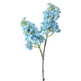 thumbnail image 6 of 22” Artificial Lilac Flower Branch Real Touch Gradient Purple Fake Delphinium Antirrhinum Stem Flower for Wedding Bouquet Table Centerpieces Vase Floral Arrangement Home Decoration, 6 of 9