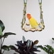 thumbnail image 5 of Parrot Swing Toys Soporte colgante Chew Hamaca para Cockatiel Pet Bird Zulema Percha columpio para loro, 5 of 8