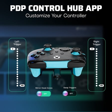 Turtle Beach REMATCH GLOW Advanced Wired Controller (Titan Steel) for Xbox Series X|S, Xbox One & Windows 10/11 PC