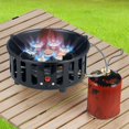 CUJMH Portable Camping Stove Butane Gas Outdoor Cooker Stove Cooking