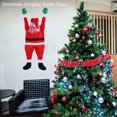 thumbnail image 5 of Decoración navideña grande de 110 cm, colgante de Papá Noel para interior y exterior, hogar, puerta, pared, ventana, coche, escaleras, techos, rojo, 5 of 5