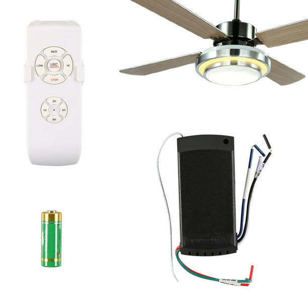 3 In 1 Small Size Universal Ceiling Fan Remote Control Kit With Light And Timing Wireless Receiver Kits For Lamp Com - How To Make A Ceiling Fan Remote Controlled