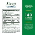 thumbnail image 2 of Nature's Bounty 10 mg Melatonin Gummy, 100% Drug Free Sleep Supplement, 10 mg, Blueberry, 140 Ct, 2 of 3