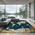 thumbnail image 2 of ODIKA 8'x10' Washable Area Rug Large Playroom Map Ocean Storytelling Compass Border for Dining Room, Office, Lounge, Non-Slip Chair-Friendly Mat, 2 of 7