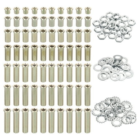 

Uxcell M10 Round Hollow Screw Bolts Through Hole Chandelier Bolt Lamp Fasteners 140 Pack