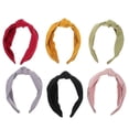 thumbnail image 2 of Here's a refined and engaging product description based on your input:\n\n \n\n**6pcs Simple Knot Hairbands – Lightweight & Comfortable Hair Tying, 2 of 5