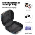 thumbnail image 4 of Sanitary Napkin Storage Bag for Girls Women, Portable First Period Pads Bag Tampons Holder Girls Travel Makeup Bag, Large Capacity Wolf Aesthetic Pattern, 4 of 6