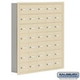 thumbnail image 1 of Cell Phone Storage Locker - 7 Door High Unit (5 Inch Deep Compartments) - 35 A Doors - Sandstone - Recessed Mounted - Ma, 1 of 1