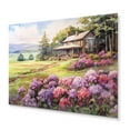 thumbnail image 2 of Designart "Rhododendron Blooms on the Farm III" Floral Metal Art Living Room, 2 of 5
