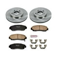 thumbnail image 3 of Power Stop Front Stock Replacement Brake Pad and Rotor Kit KOE2435, 3 of 8