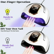 COWIN Gel Dryer Lamp for Manicure UV LED Nail Dryer Smart Sensor 168W Powerful Professional