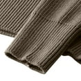 thumbnail image 5 of WAENQINLA Men's V Neck Sweaters Cable Knit Lapel Collared Sweaters Fall Winter Long Sleeve Business Casual Pullovers Army Green L, 5 of 8
